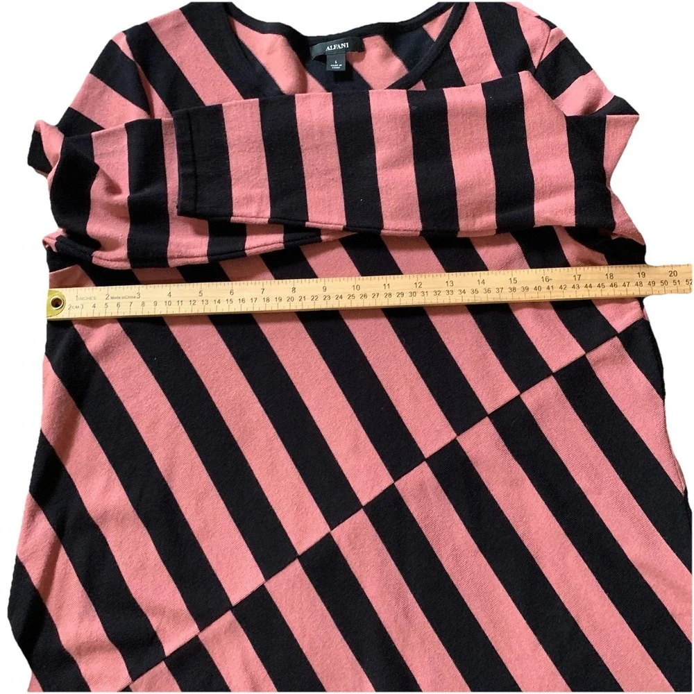 Alfani striped asymmetric